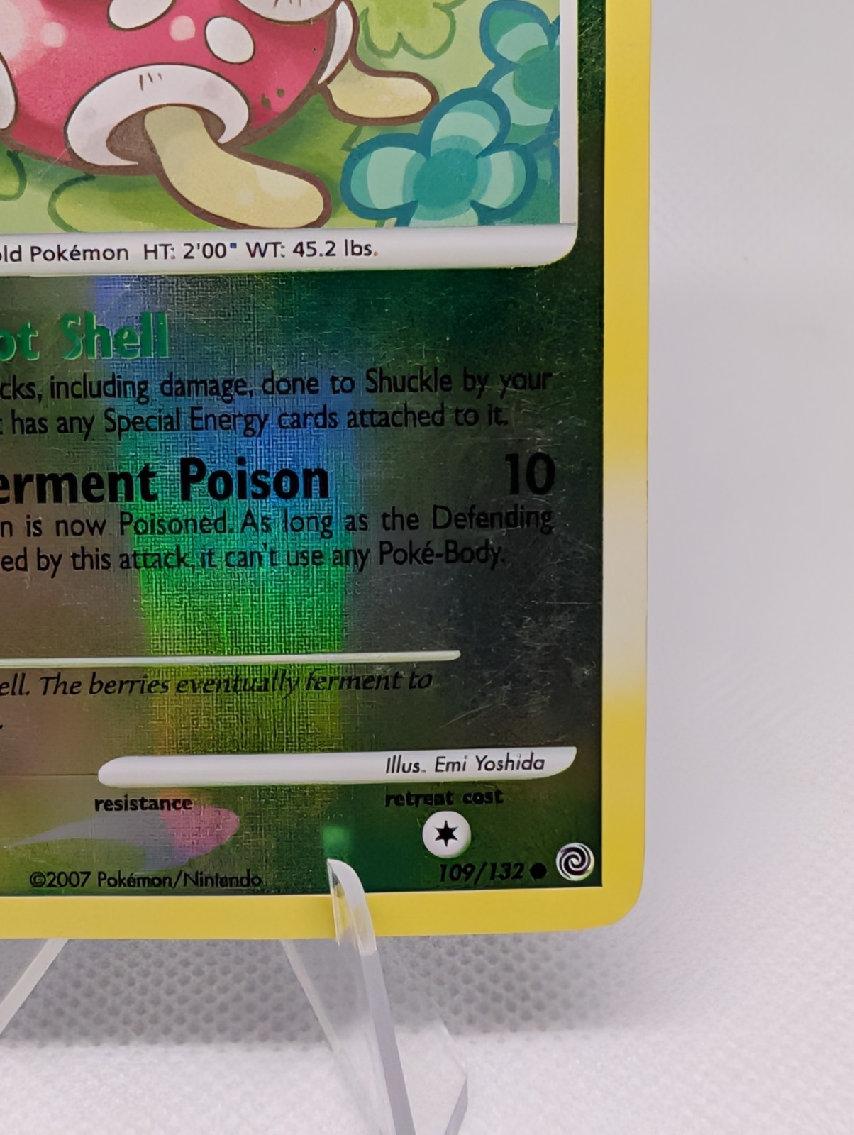 Shuckle 109/132 Reverse Holo Secret Wonders 2007 Pokemon Card MP