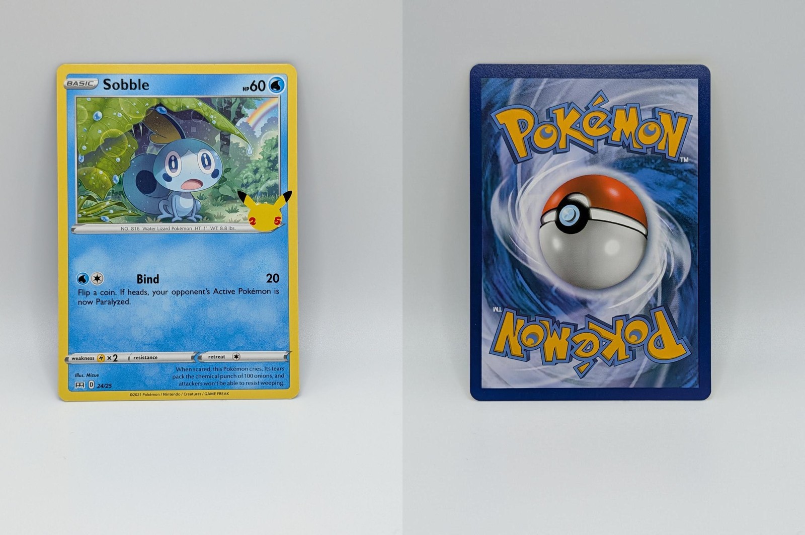 Sobble 024/025 McDonald’s 25th Anniversary Promos NM