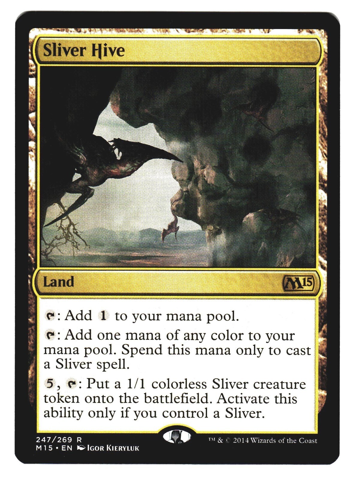 Magic The Gathering MTG – Magic 2015 M15 2014 – #247 Sliver Hive NM x1