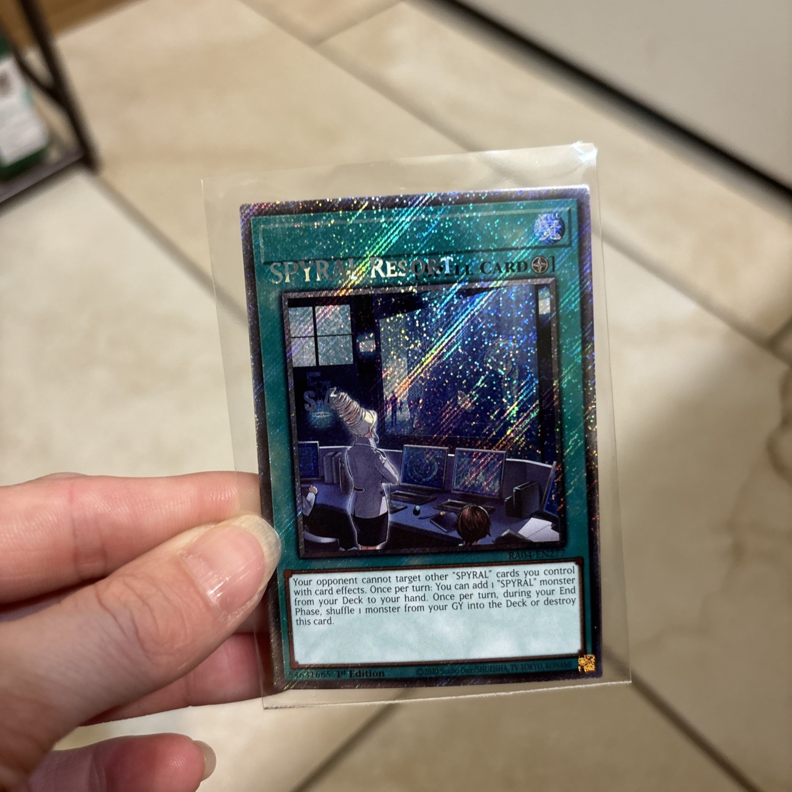 Yugioh (misprint Letters) Spyral Resort