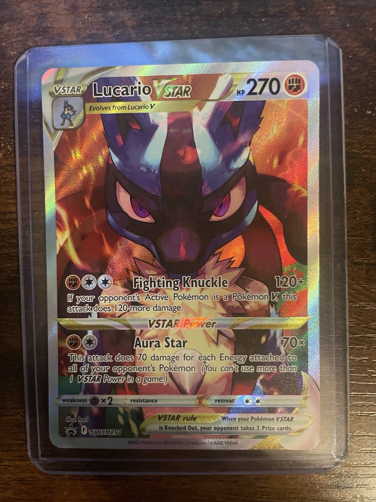 Lucario VSTAR SWSH291 SWSH: Sword & Shield Promo Cards Holo