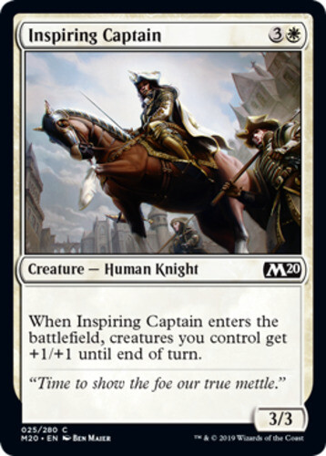 Inspiring Captain – Foil x1 – Magic Core Set 2020 – NM-Mint, English – Magic Cor