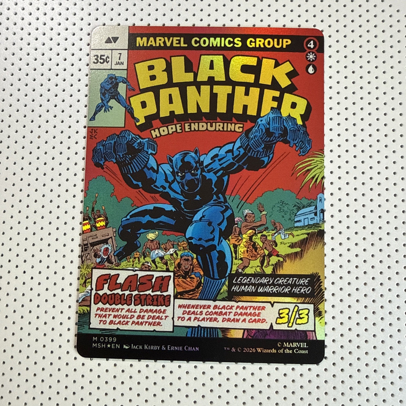 MTG King T’Challa / Marvel Comics Black Panther (0399) Marvel Super Heroes Foil