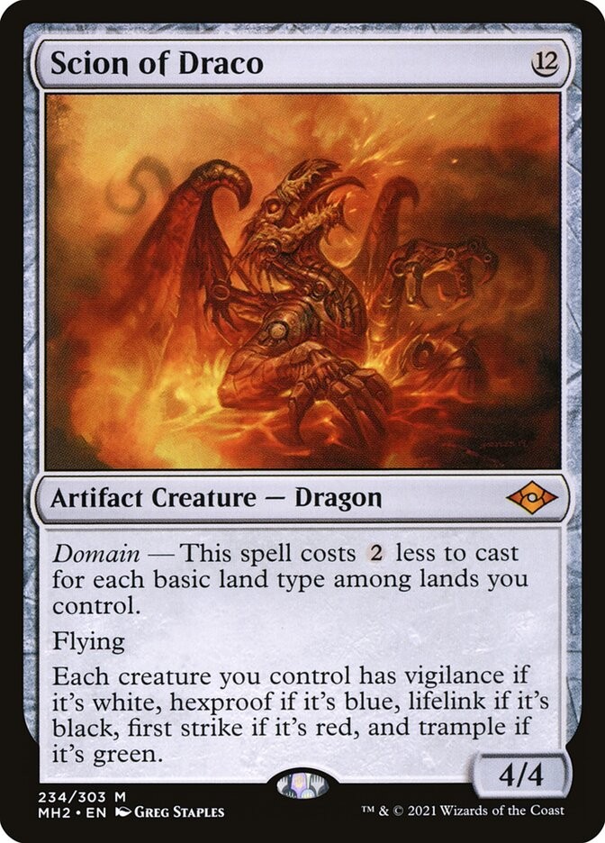 MTG Magic the Gathering Scion of Draco (234/767) Modern Horizons 2 LP