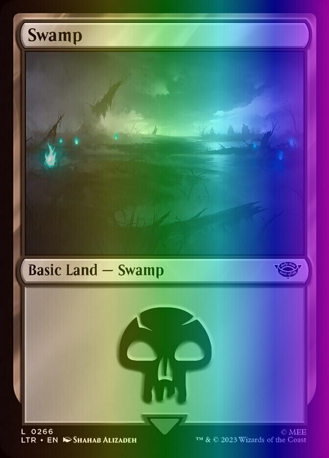 MTG Swamp (266/479) The Lord of the Rings Tales of Middle-earth NM FOIL