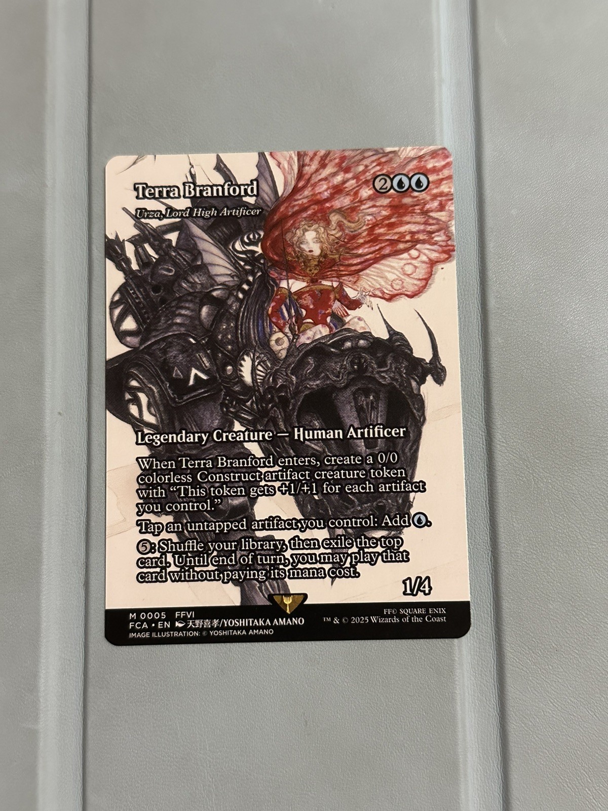 MTG Magic Final Fantasy Terra Branford Urza, Lord High Artificer Showcase
