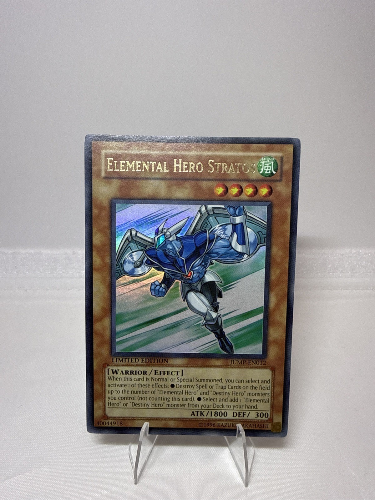 Elemental Hero Stratos JUMP-EN012 Shonen Jump Magazine Promos Limited Edition MP
