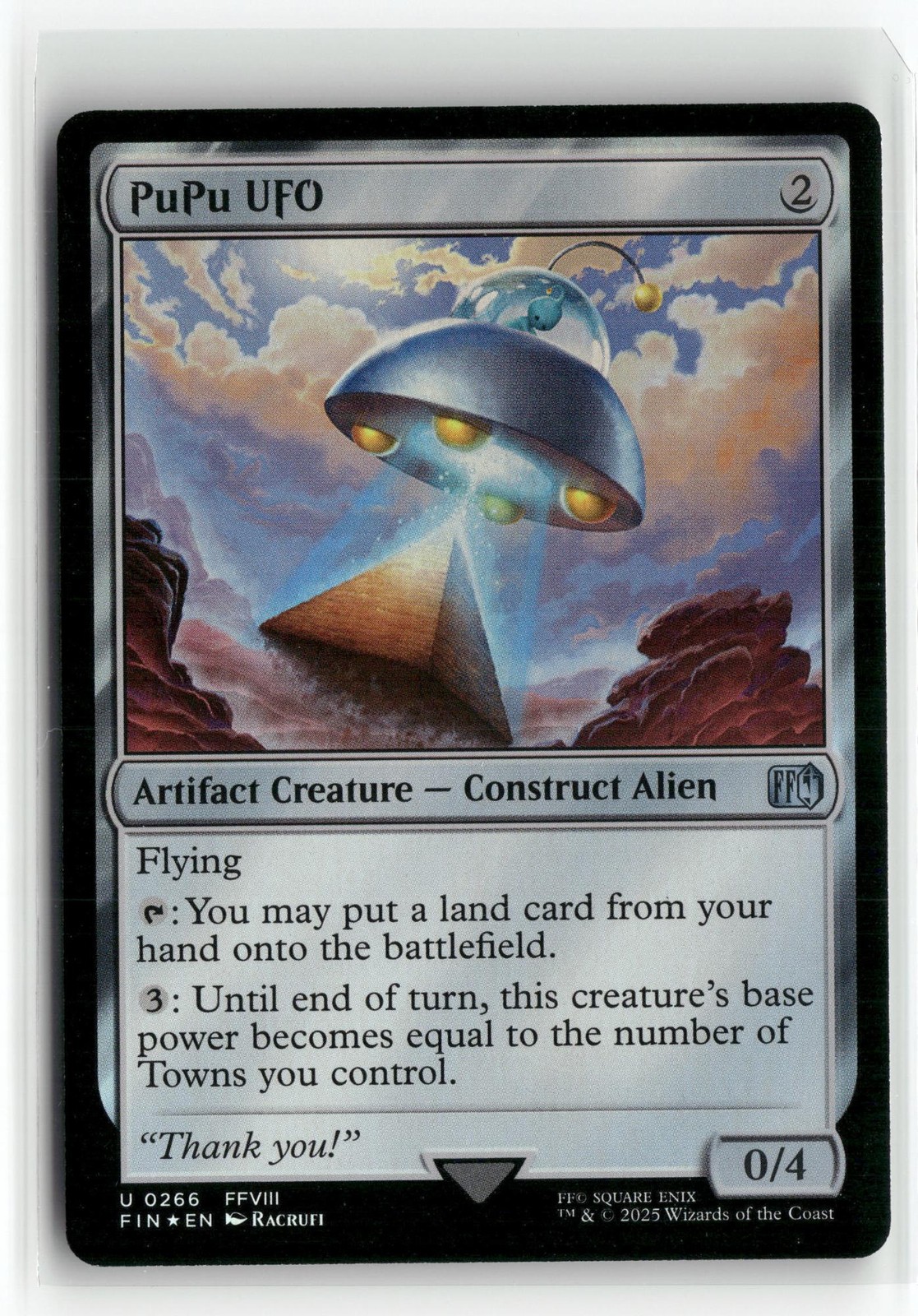 PuPu UFO 266 Foil FINAL FANTASY Magic: The Gathering Uncommon Foil Near Mint