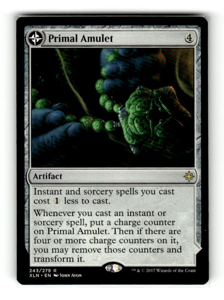 Primal Amulet [XLN – 243]Lightly Played