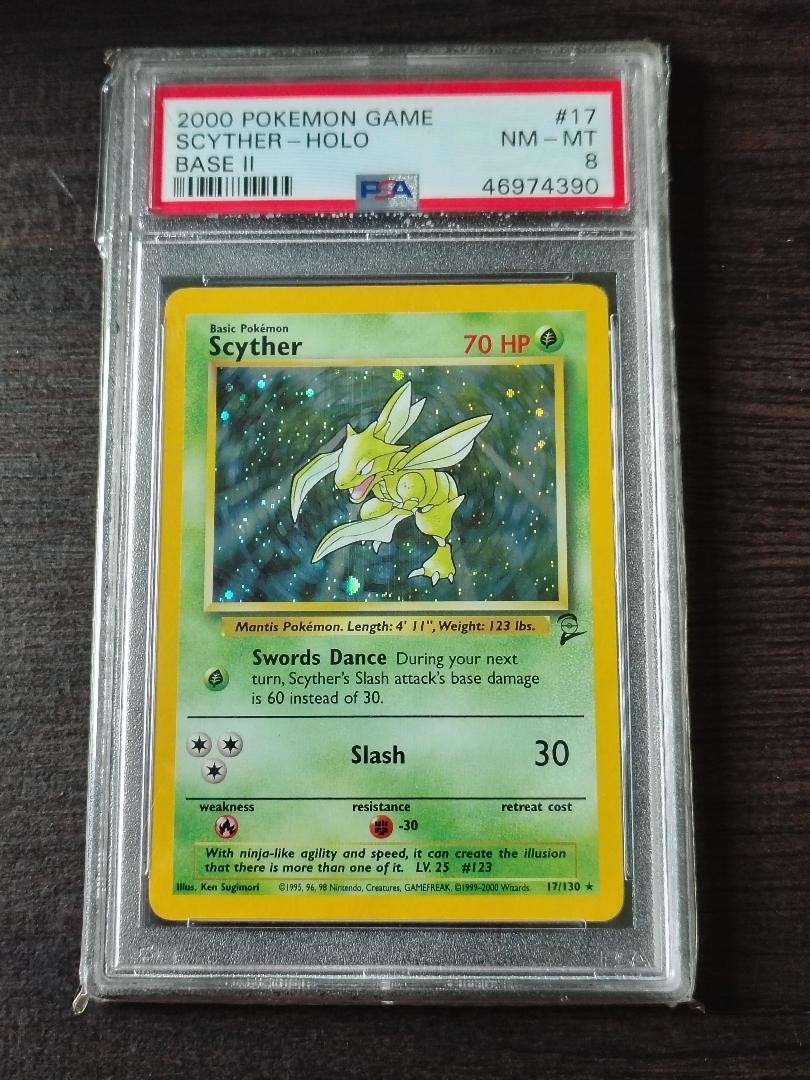 2000 Scyther 017/130 HOLO NM-MT 8