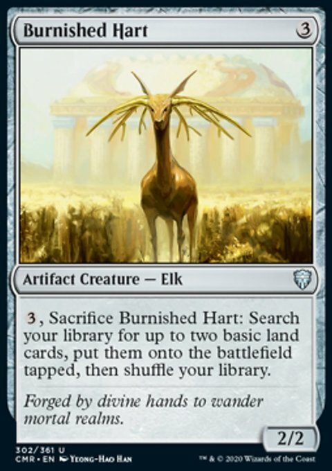 Magic the Gathering MTG Burnished Hart (302) Commander Legends LP