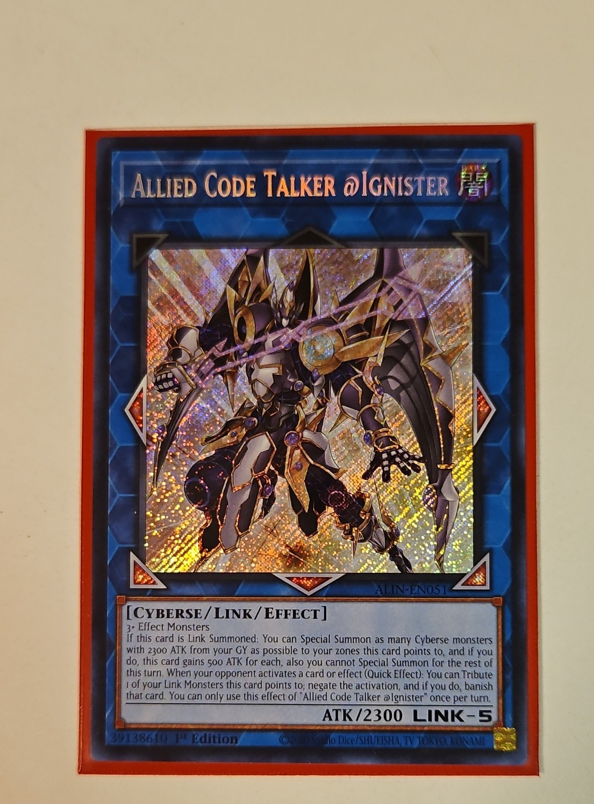 Allied Code Talker @Ignister ALIN-EN051 Alliance Insight 1st Edition
