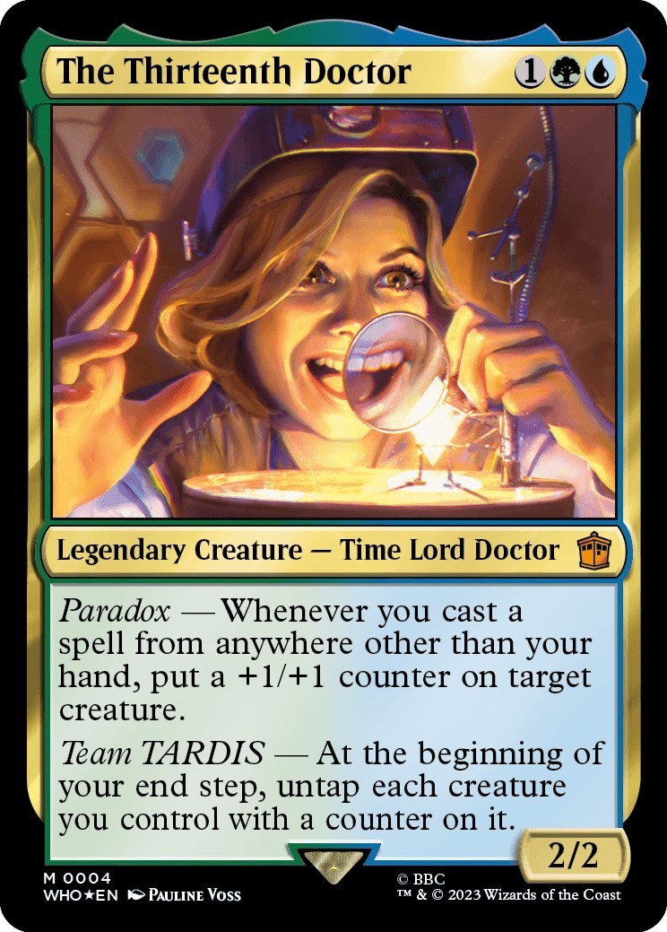 The Thirteenth Doctor (4) (Foil NM) Universes Beyond: Doctor Who MTG WHO
