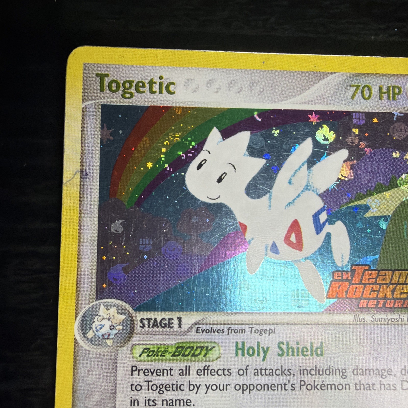 2004 Pokemon Ex Team Rocket Returns #14/109 Togetic Reverse Holo Foil SWIRL 💫🔥