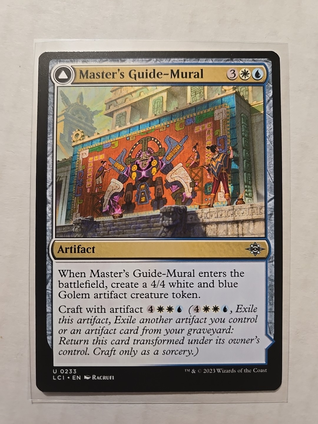 Master’s Guide-Mural – The Lost Caverns of Ixalan – LP – Uncommon – Artifact