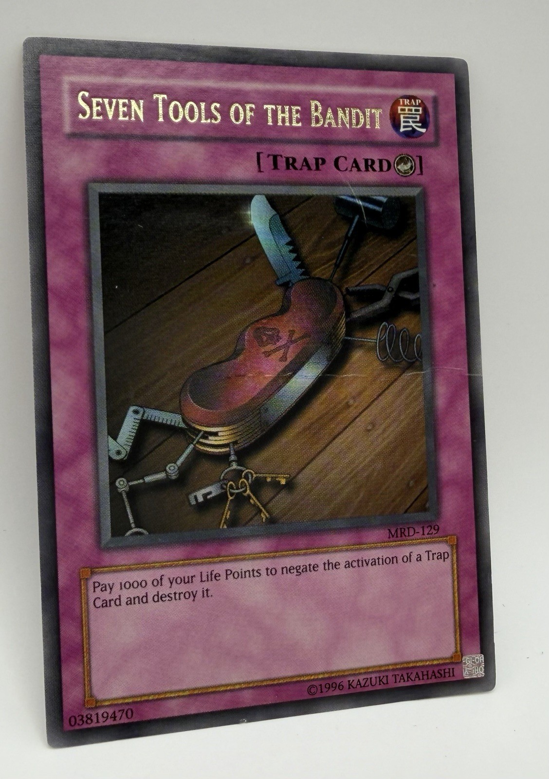 Yu-Gi-Oh Seven Tools of the Bandit MRD-129 Ultra Rare Unlimited HP Crease