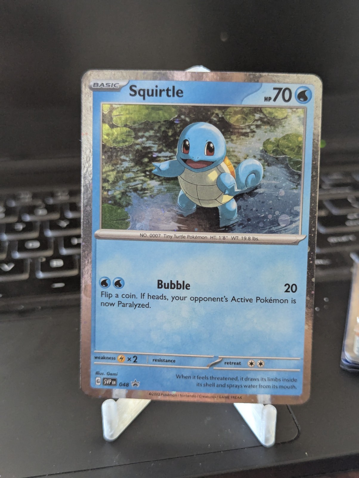 Squirtle 🔥 Pokemon 151 🔥 SVP 48 🔥 Pokemon TCG 🔥 NM Holo Promo