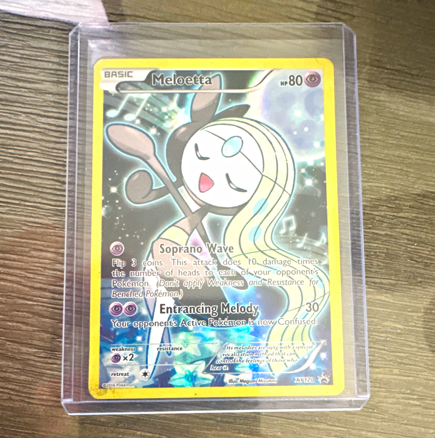 The Pokémon Company Meloetta XY120 XY Promo Holo Pokemon TCG Card English 80HP