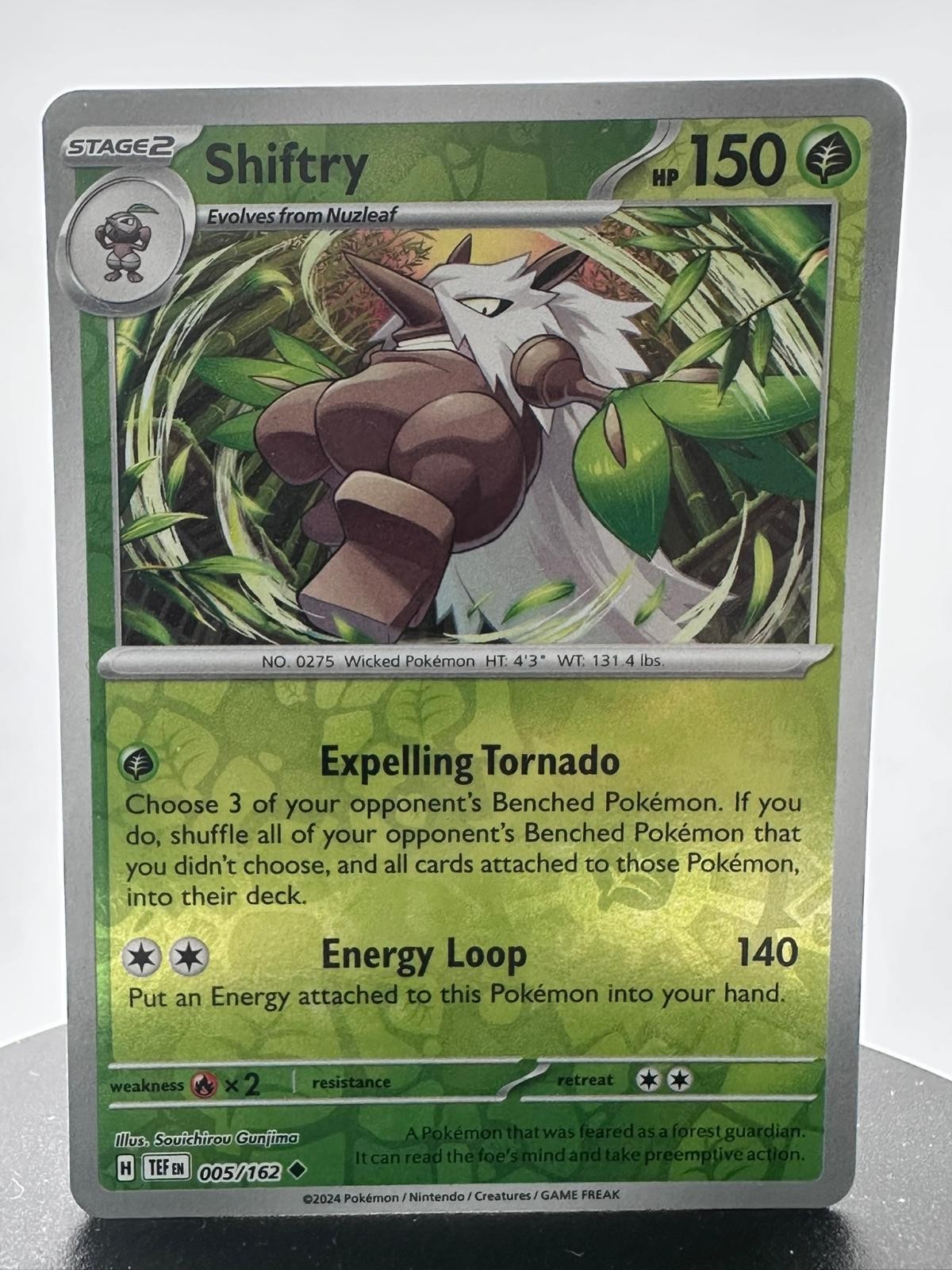 Shiftry 005/162 Uncommon Temporal Forces Pokemon Reverse Holo NM/M
