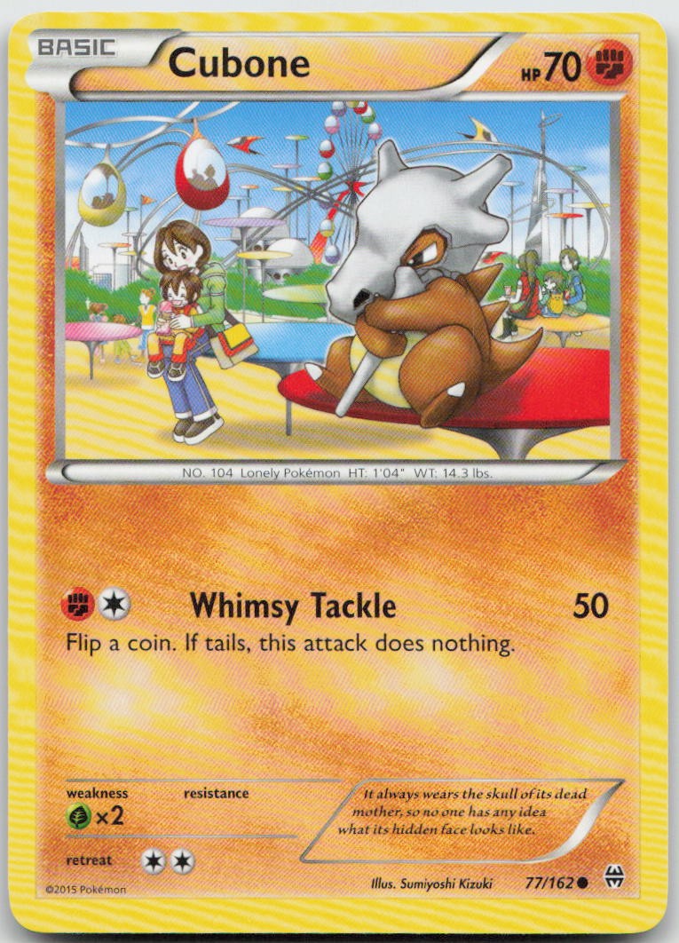 Cubone 77/162 Common BREAKthrough Pokemon TCG LP