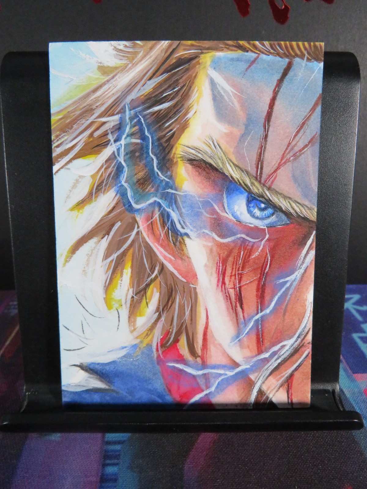 All Might Hand Drawn 1/1 Artist Sketch Art Card Studio My Hero Academia MHA