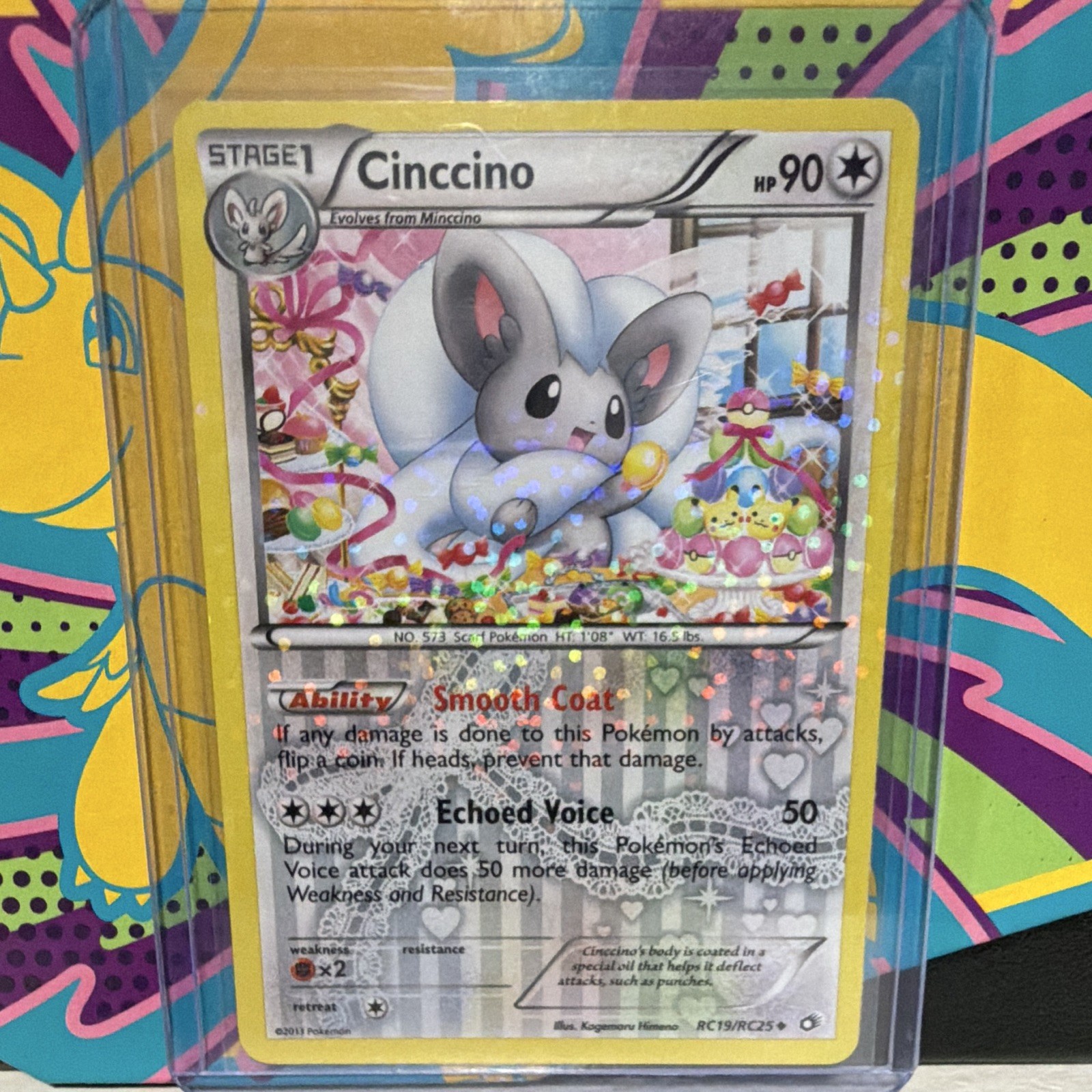 Cinccino RC19/RC25 Legendary Treasures: Radiant Collection Holo