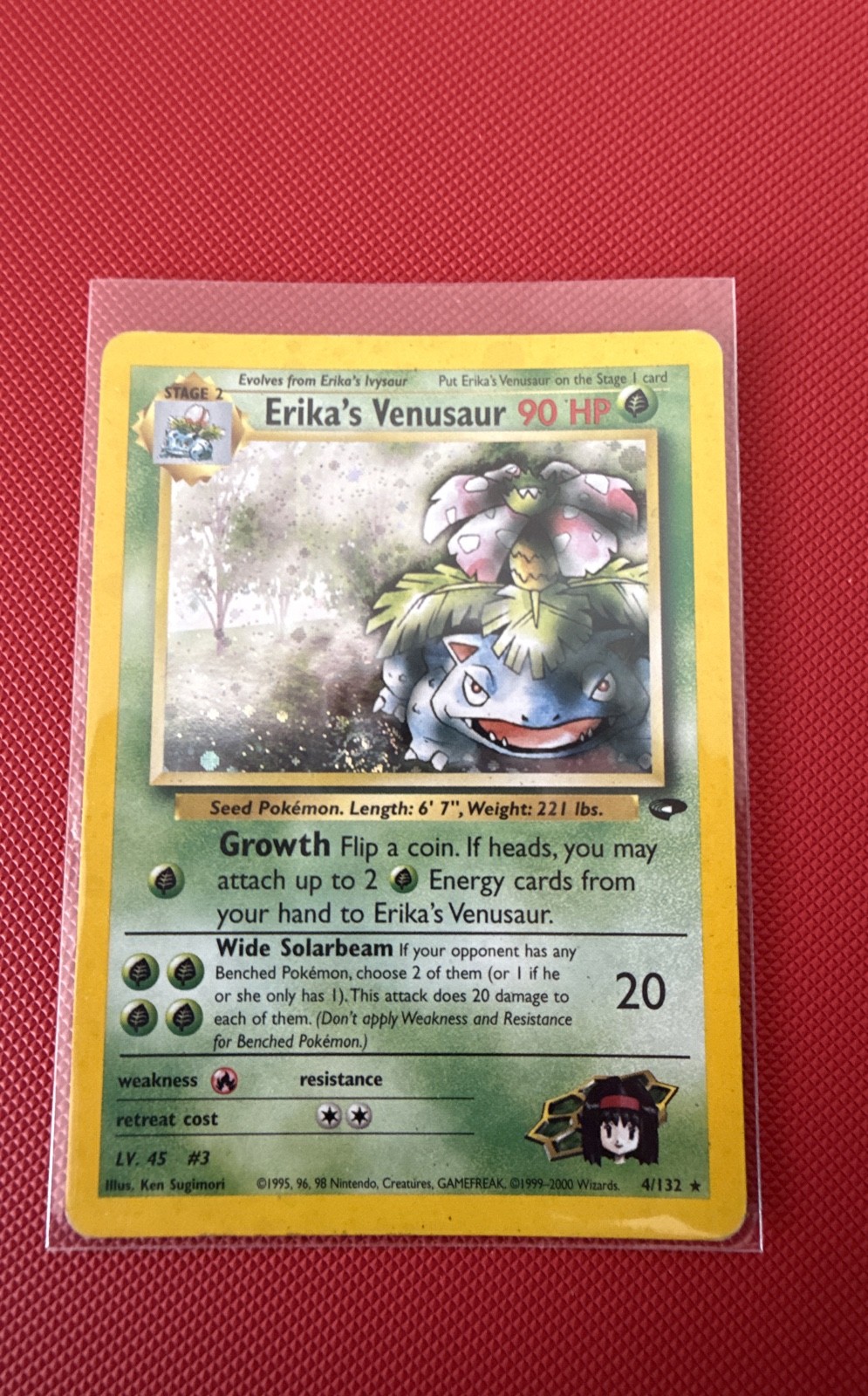 Erika’s Venusaur 4/132 Gym Challenge Holo