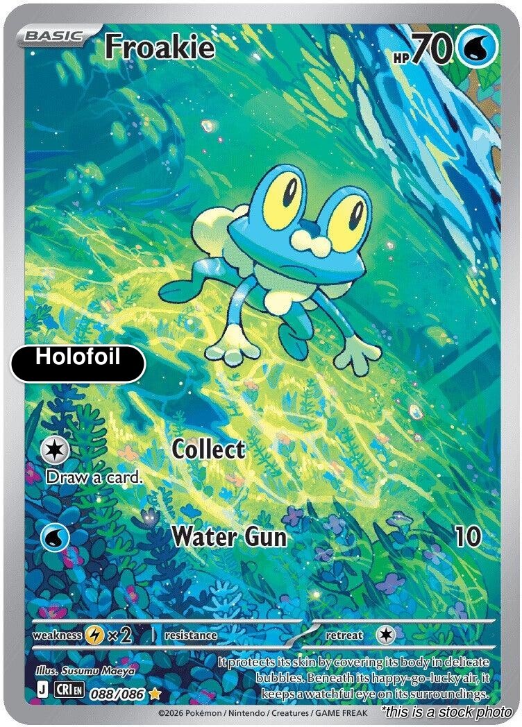 Froakie 088/086 Chaos Rising NM Holofoil