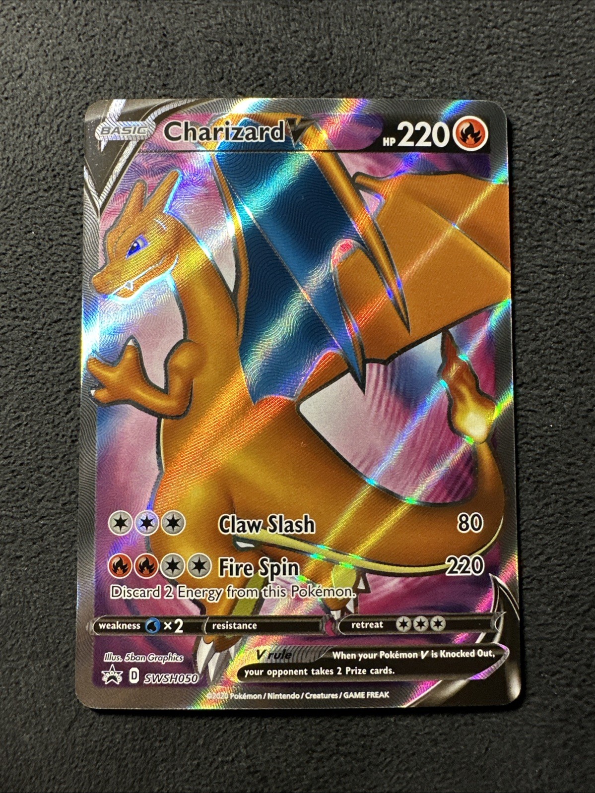 Charizard V SWSH050 SWSH: Sword & Shield Promo Cards Holo