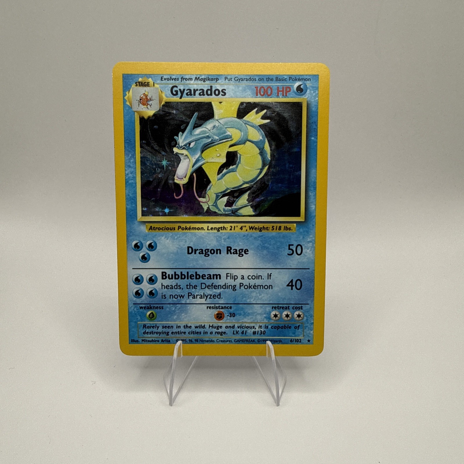 Gyarados 006/102 Base Set Holo