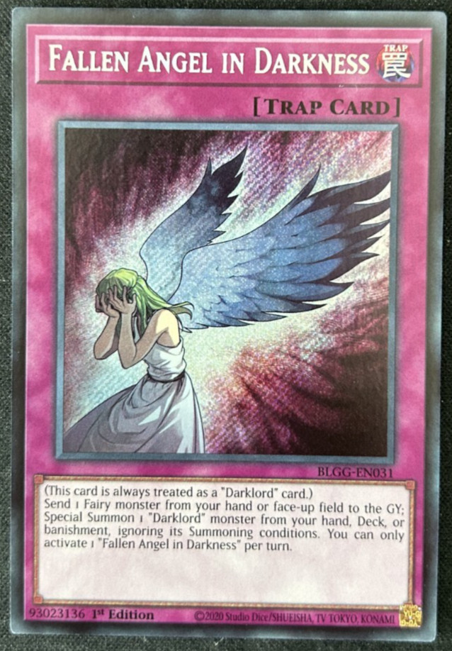 Fallen Angel in Darkness BLGG-EN031 (NM) Secret Rare