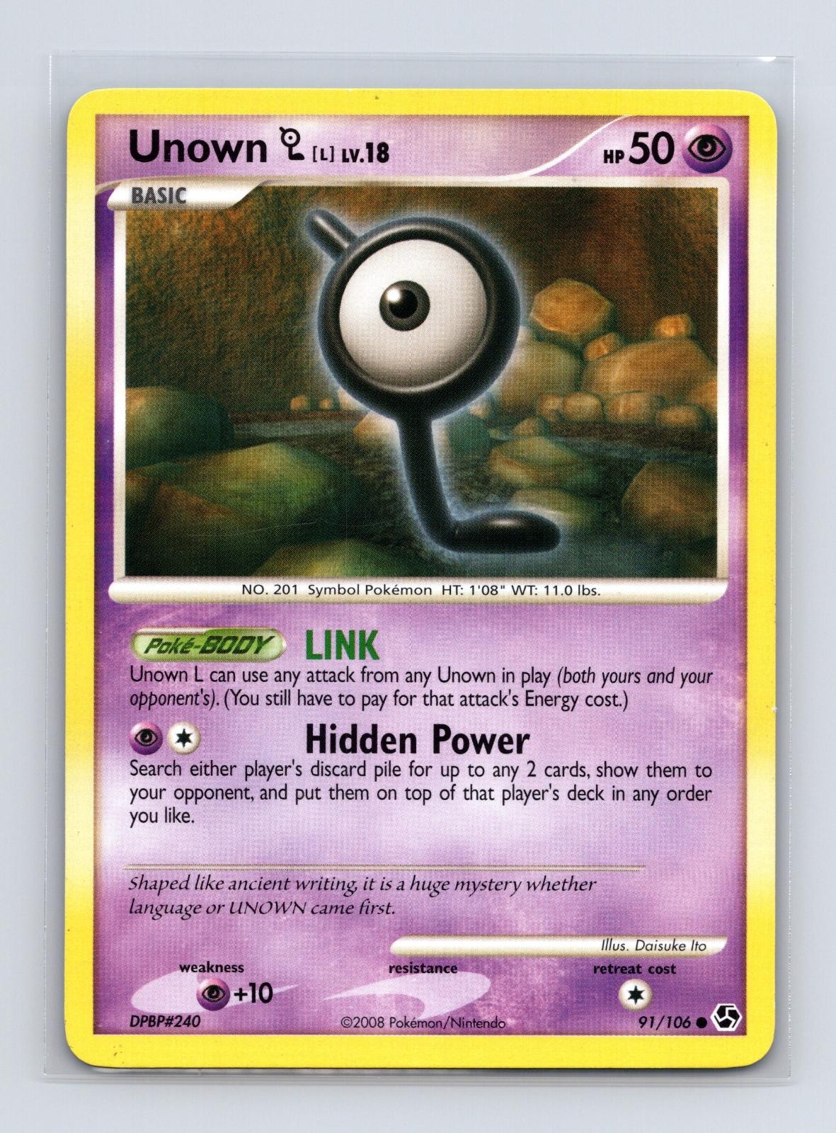 Unown [L] 91/106 Ito Common 2008 Great Encounters LP