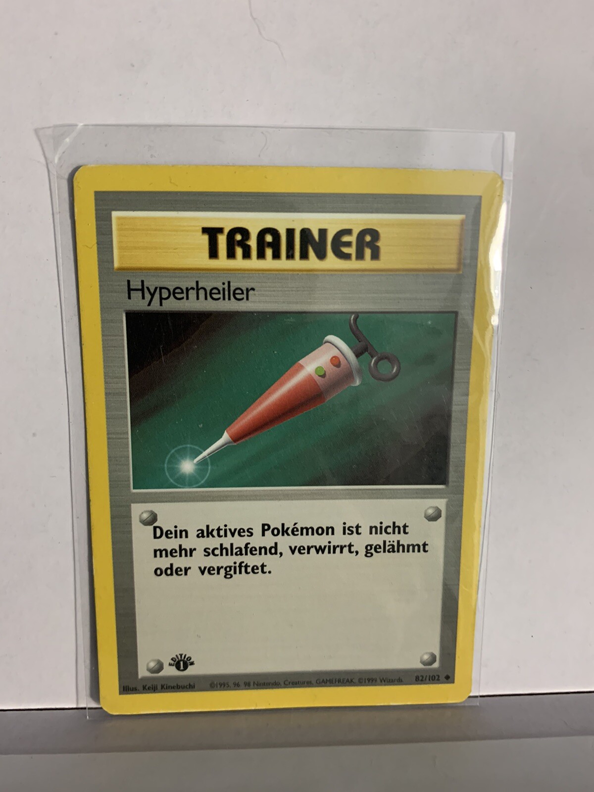 Hyperheiler / Full Heal #82 PSA 10 German 1st Edition 1999 Pokemon Base Set 2482