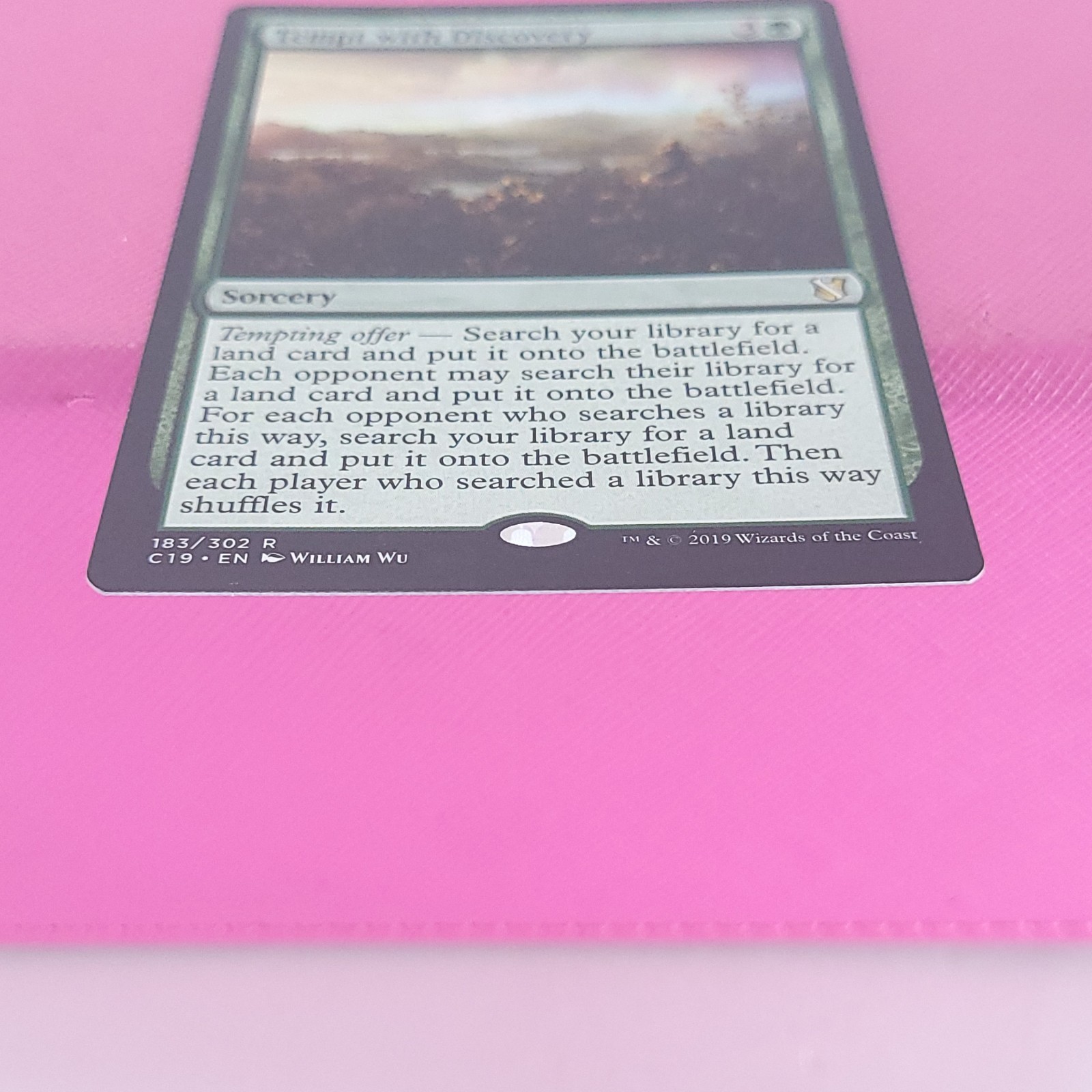 MTG LP Tempt with Discovery Commander 2019 Regular Magic The Gathering