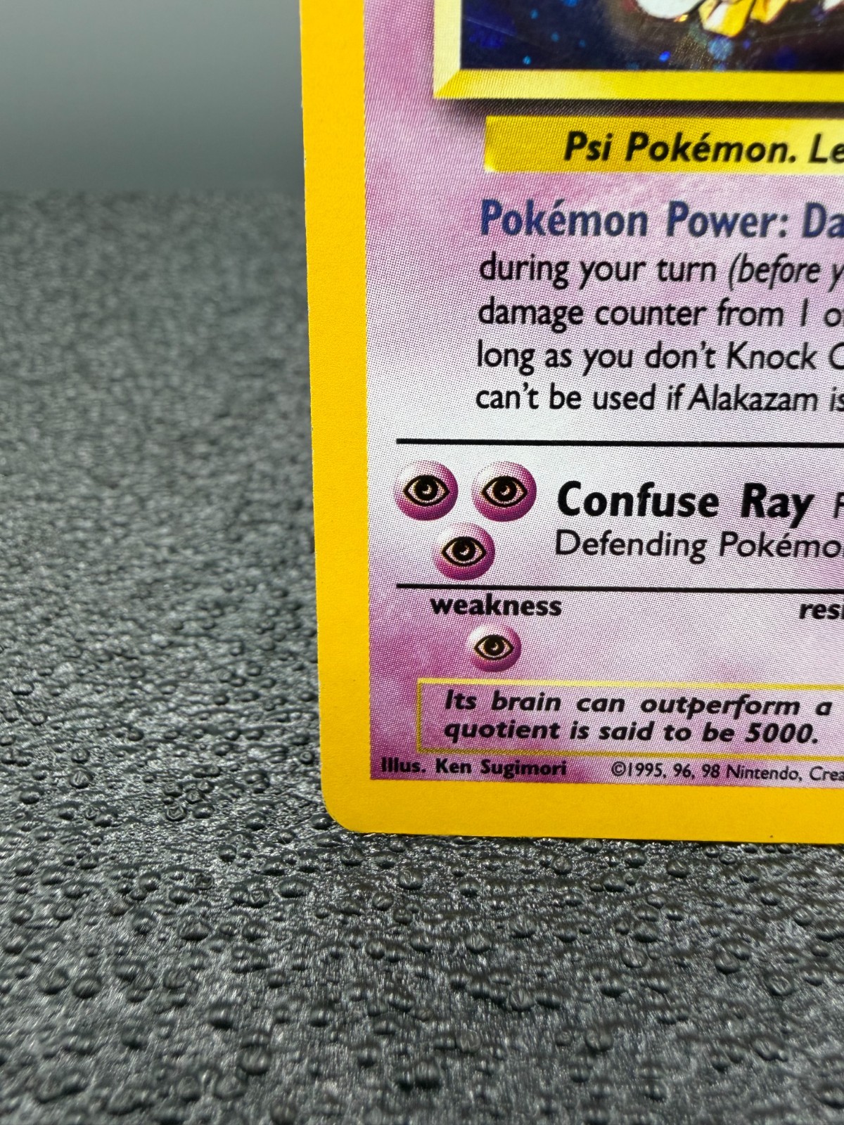 1999-2000 POKEMON Alakazam Base Set 2 1/130 Holo