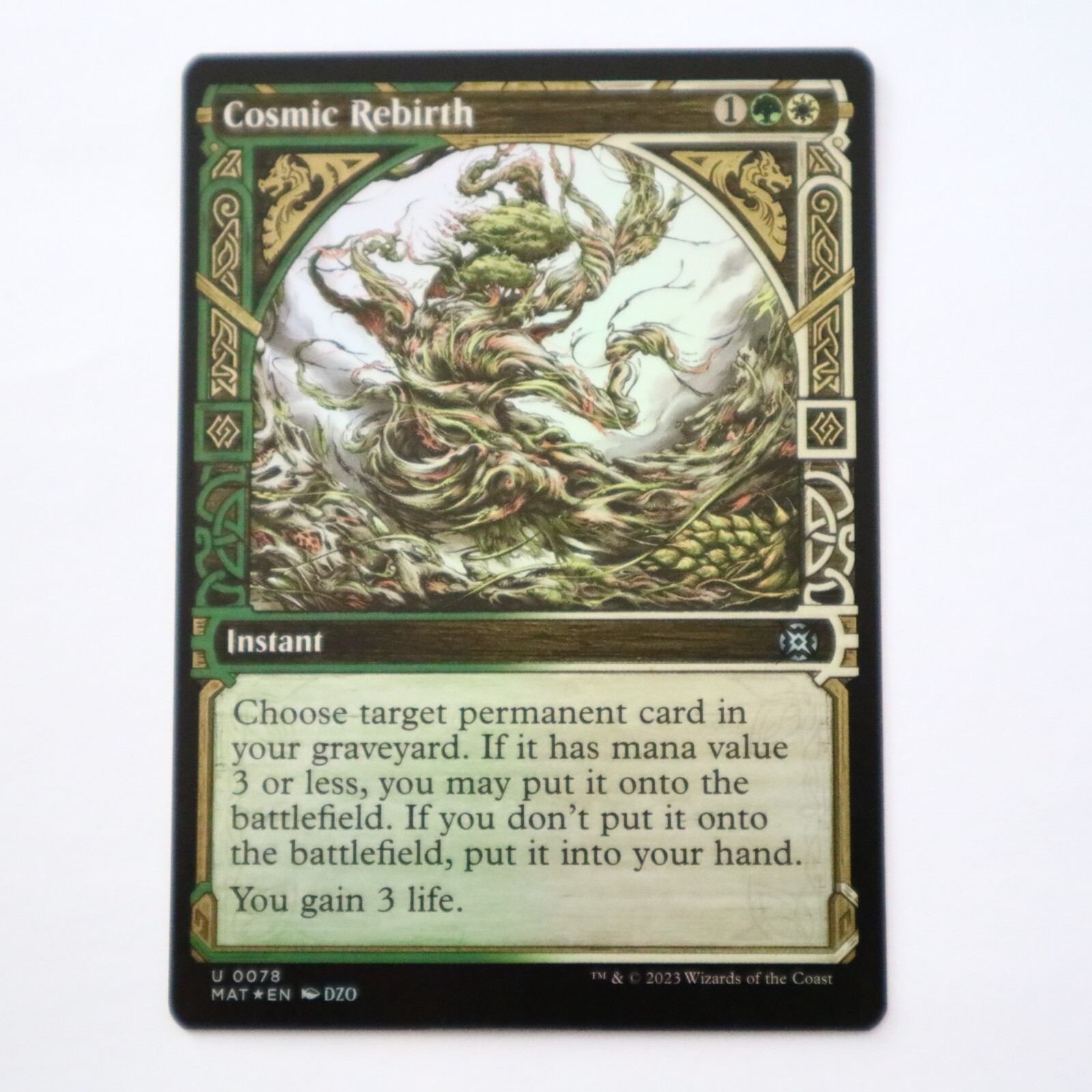 MTG – Cosmic Rebirth (Showcase FOIL) – 078 March of the Machines: The Aftermath