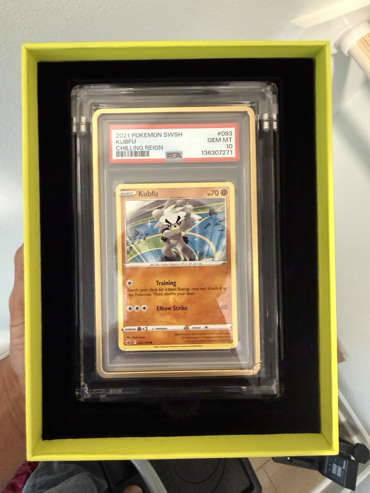 POP 2 PSA 10 Kubfu 093/198 Swsh06: Sword & Shield – Chilling Reign Regular
