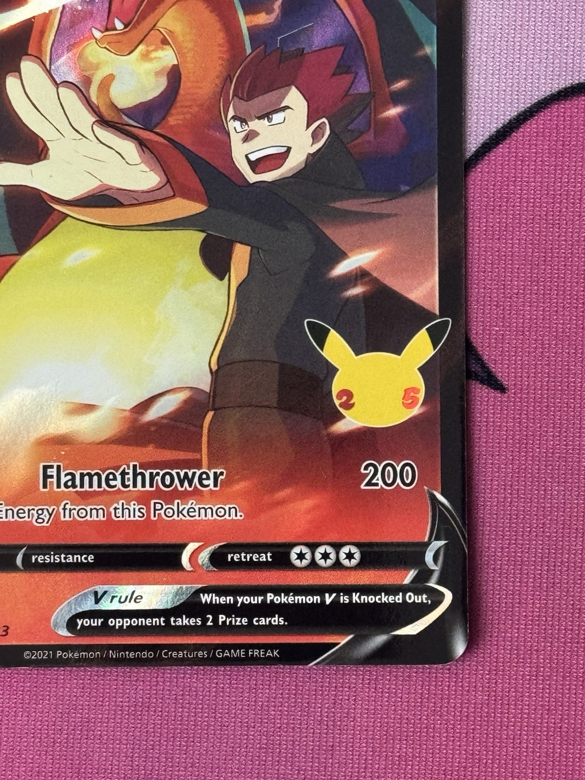 Sword & Shield Promo Lance’s Charizard V SWSH133 Holo Promo Pokemon Holo NM/M