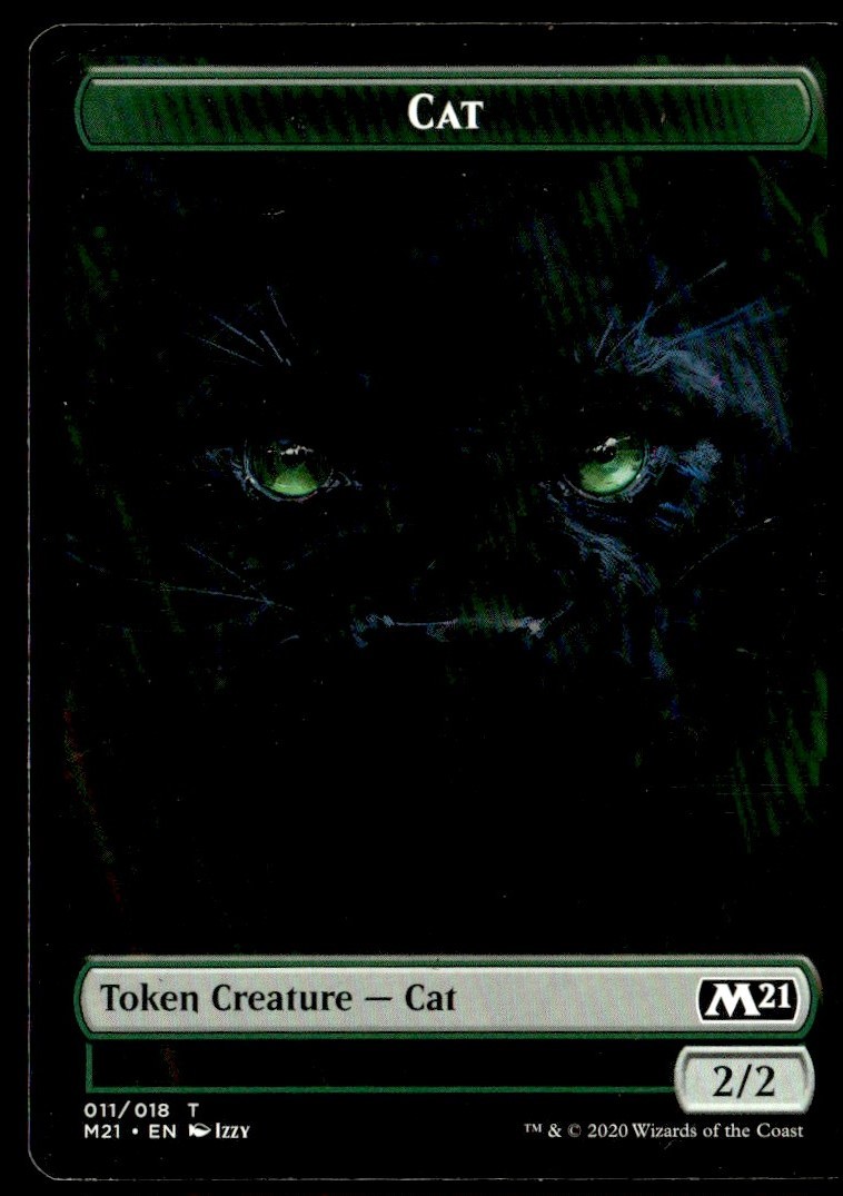 2020 Core Set 2021 Tokens Cat Token/Common #11