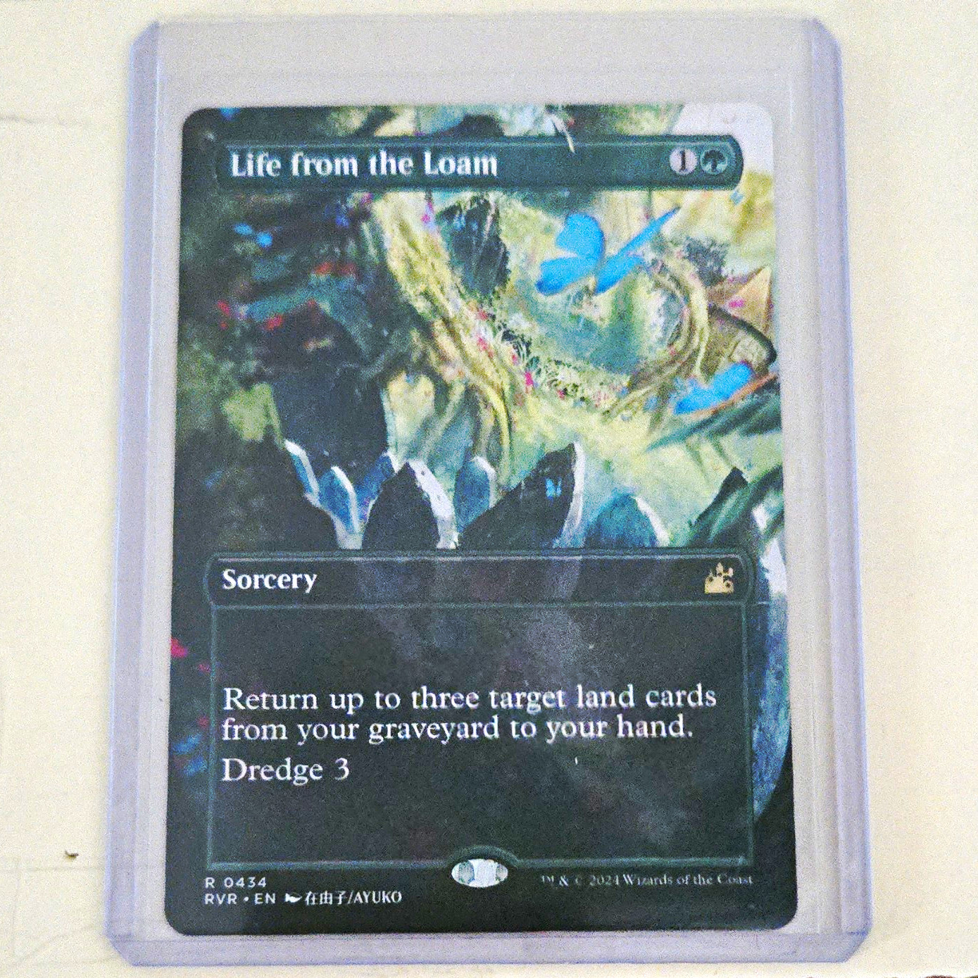 Wizards of the Coast Life from the Loam RVR 0434 Rare GB EN 2024 Cost 1BG