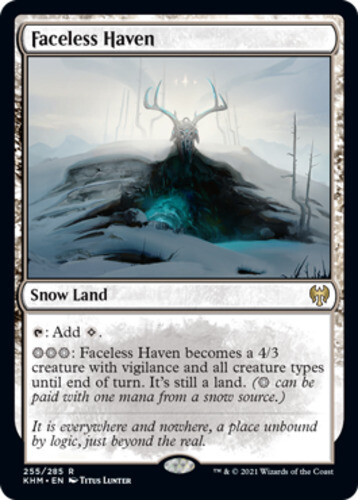1x Faceless Haven NM-Mint, English Kaldheim MTG Magic