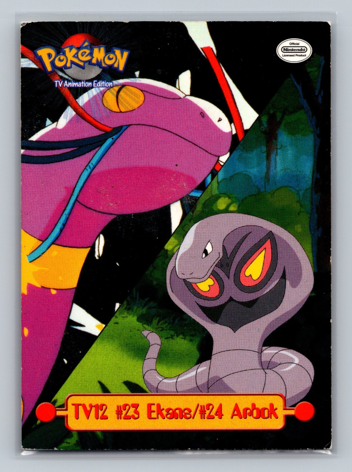 Pokemon TV12 #23 Ekans/#24 Arbok Non-Holo