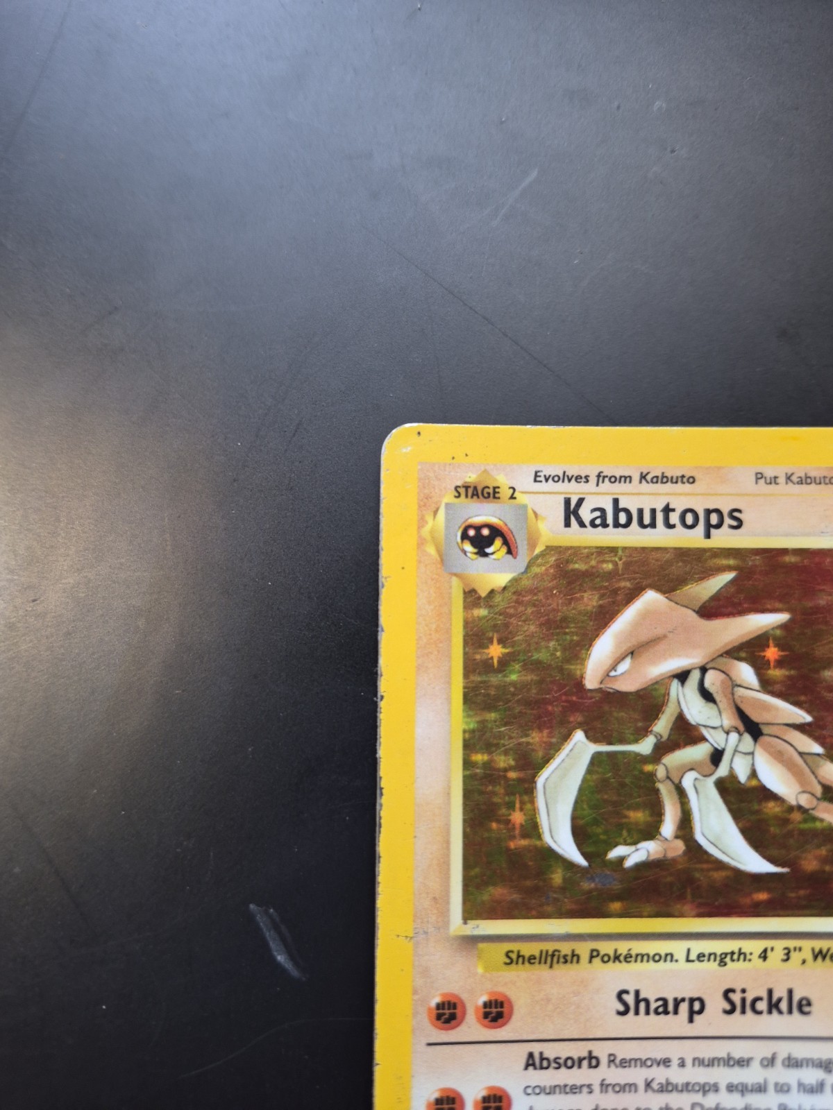 Kabutops 9/62 Fossil Holo