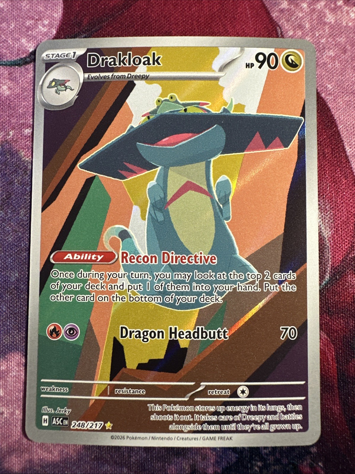 Drakloak 248/217 – Illustration Rare – Pokemon ME: Ascended Heroes