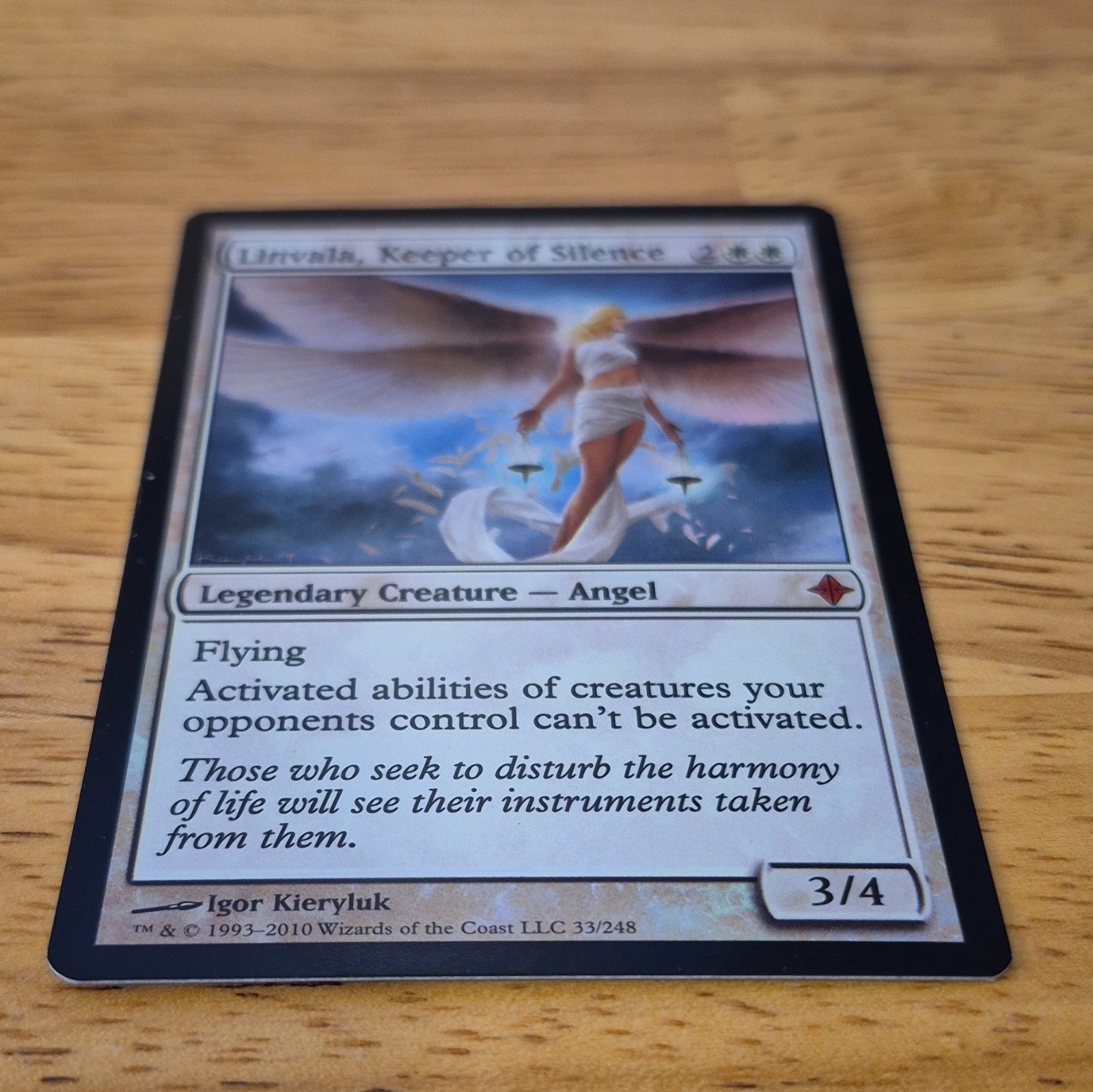 Wizards Linvala, Keeper of Silence MTG Mythic Foil Rise Eldrazi 33/248 ENG