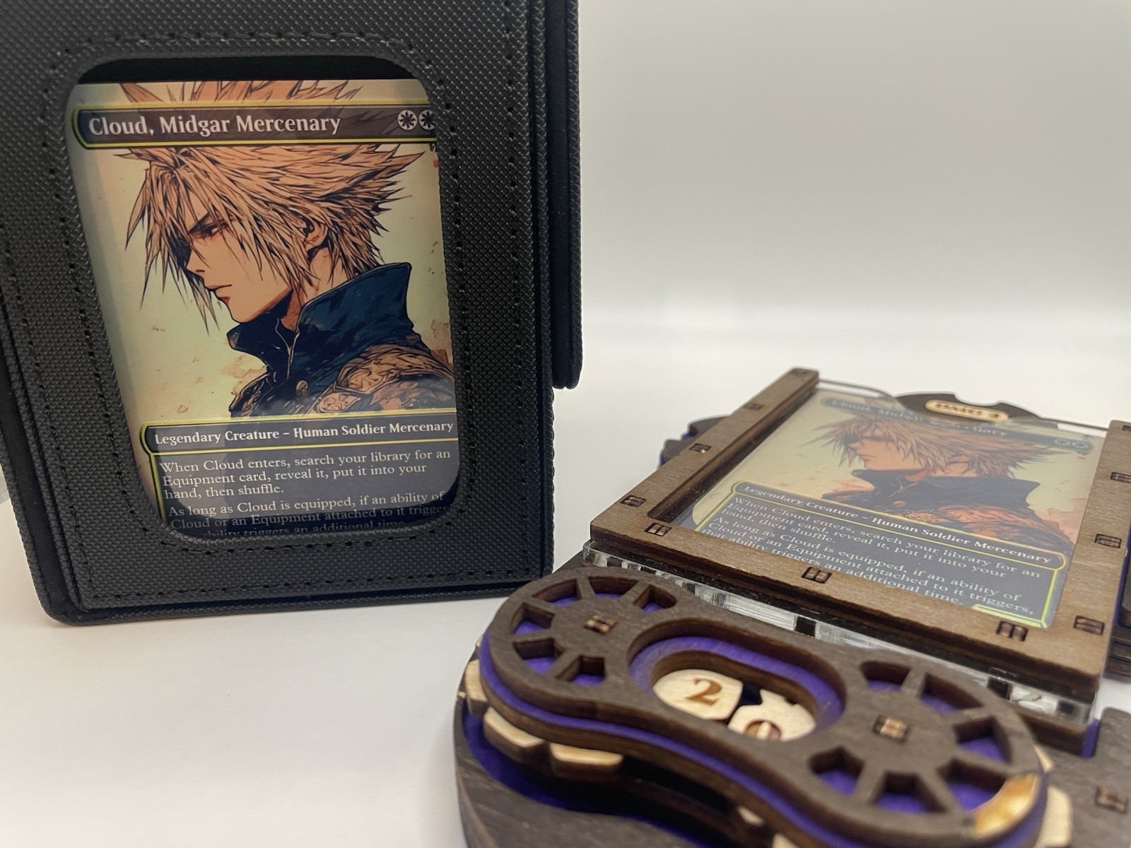 Cloud Midgar Mercenary Foil Borderless Playtest Card Mtg Final Fantasy