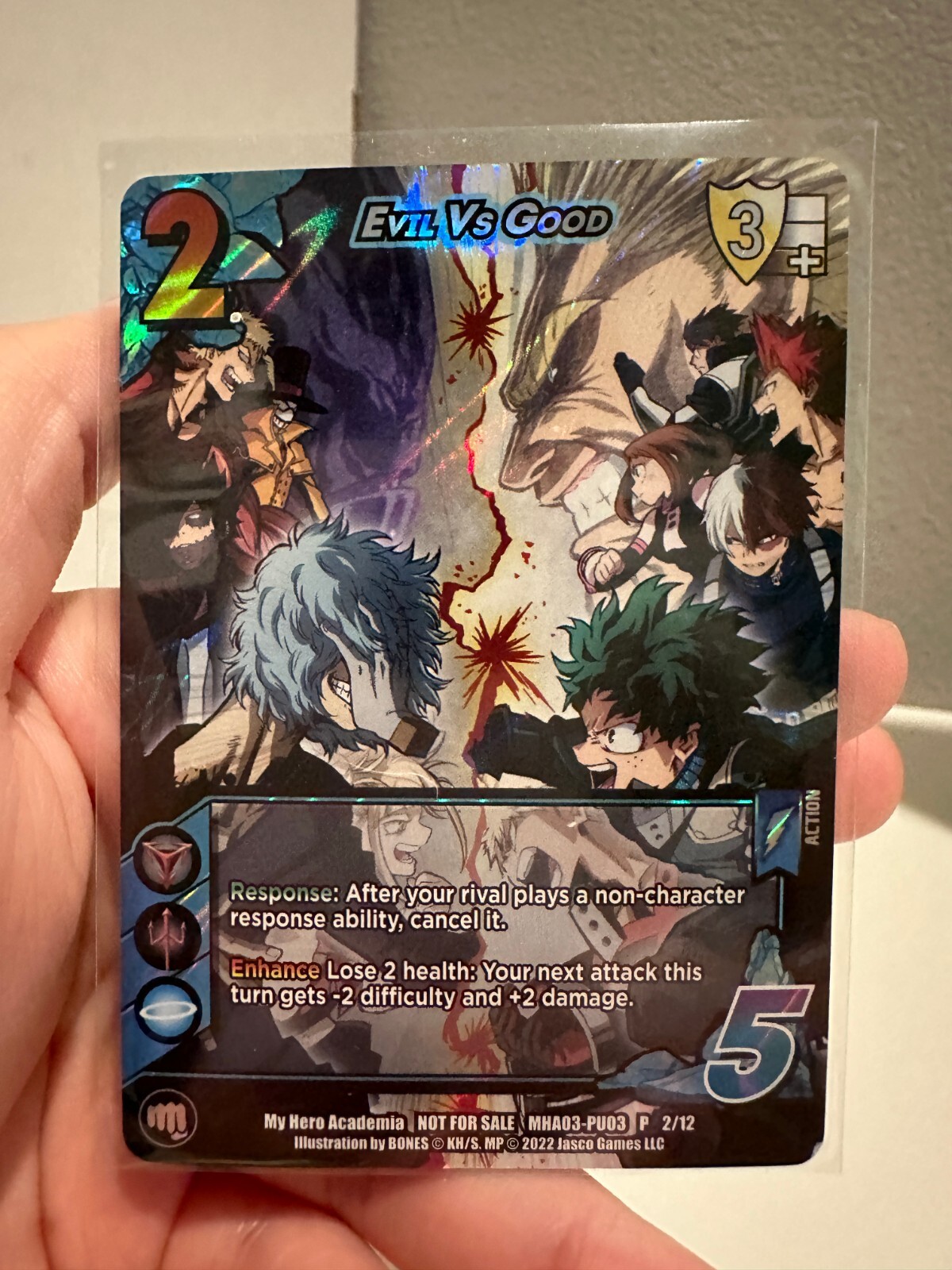 My Hero Academia Evil Vs Good MHA P03 2/12✨Foil✨Promo Rare NM 212#300