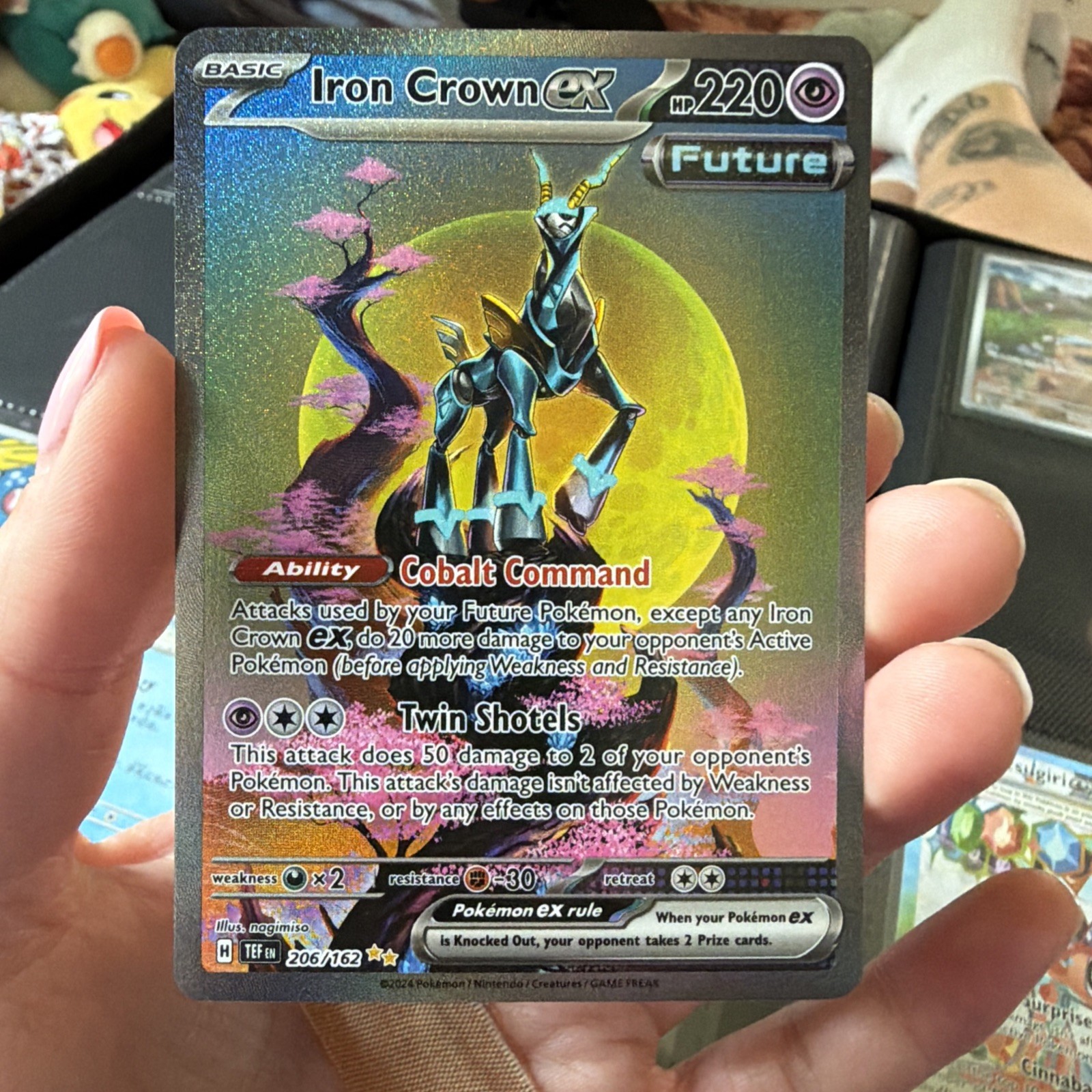 Iron Crown ex 206/162 SV05: Temporal Forces Holo