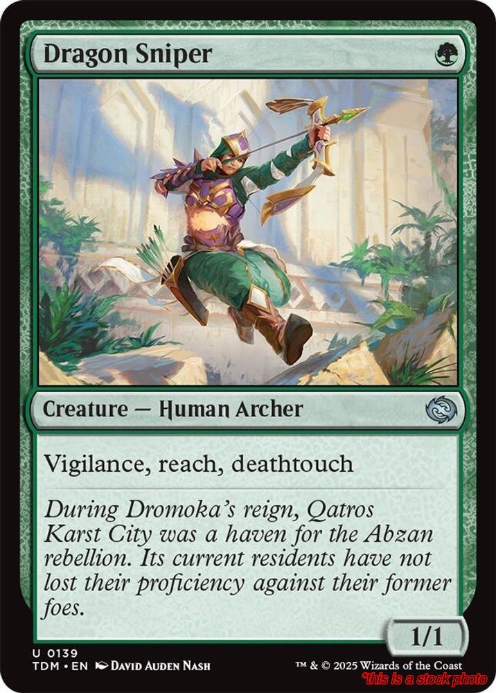 Dragon Sniper (TDM 139) Foil, Tarkir: Dragonstorm, MTG