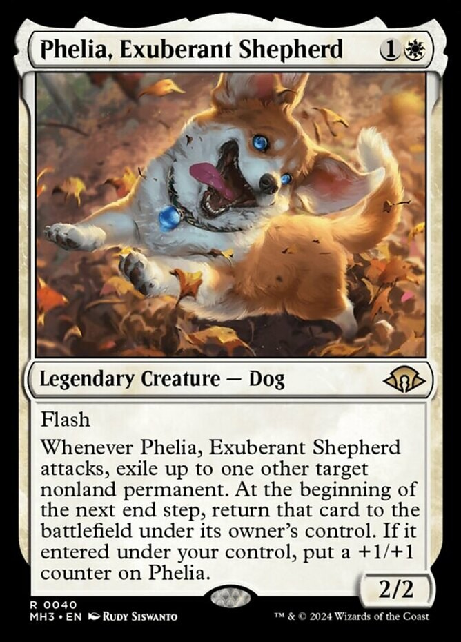LP MTG Phelia, Exuberant Shepherd Light Play Modern Horizons 3